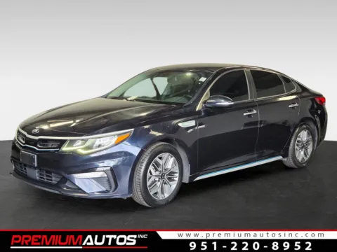 Blue 2020 Kia Optima Hybrid EX for sale in Norco, CA