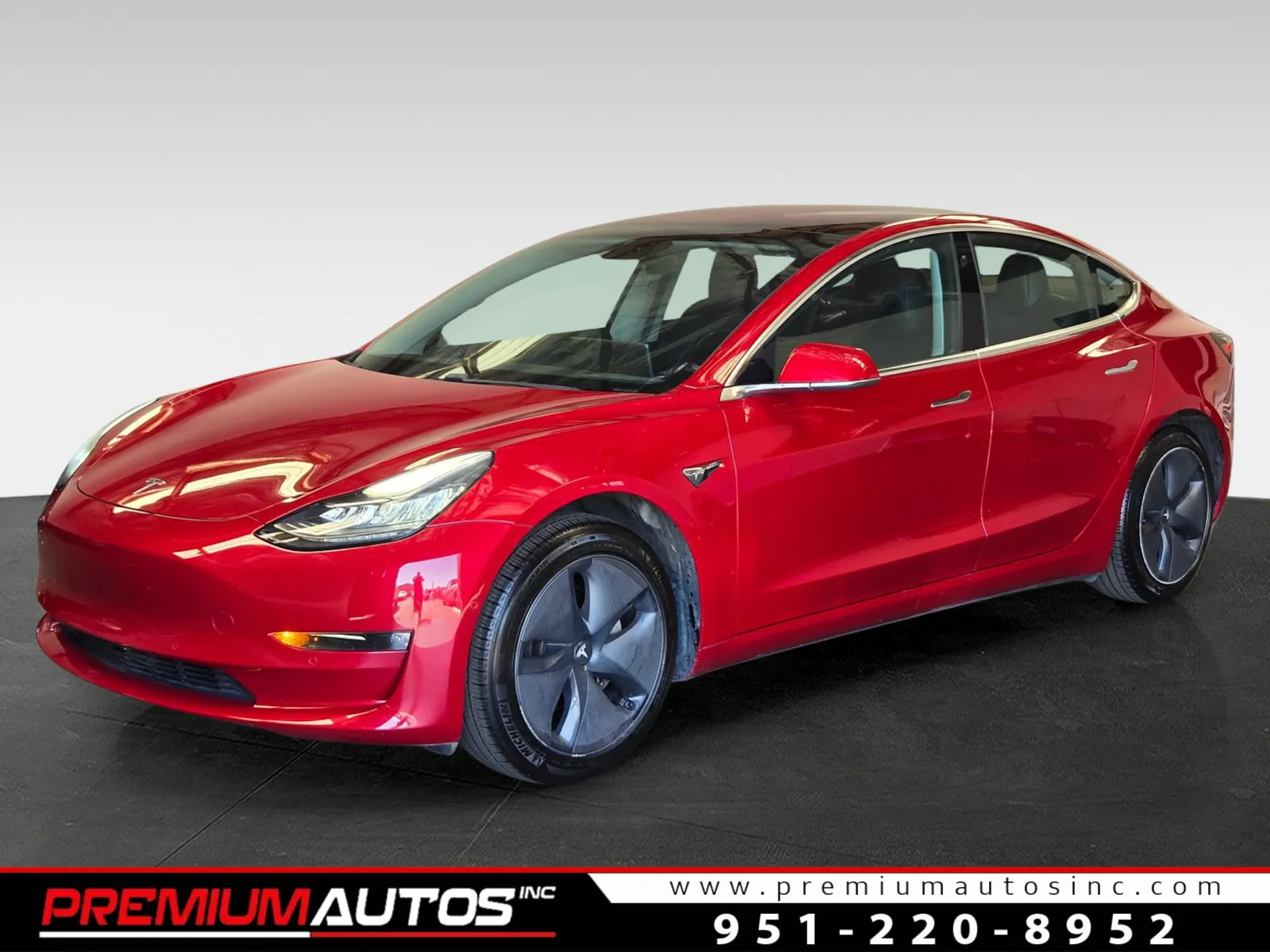 Red 2018 Tesla Model 3 LONG RANGE for sale in Norco, CA