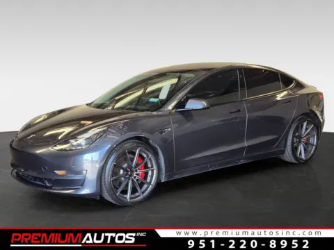 Gray 2022 Tesla Model 3 Performance for sale in Norco, CA