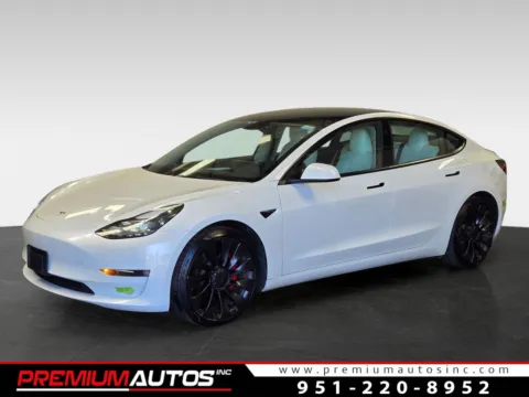 White 2023 Tesla Model 3 Performance for sale in Norco, CA