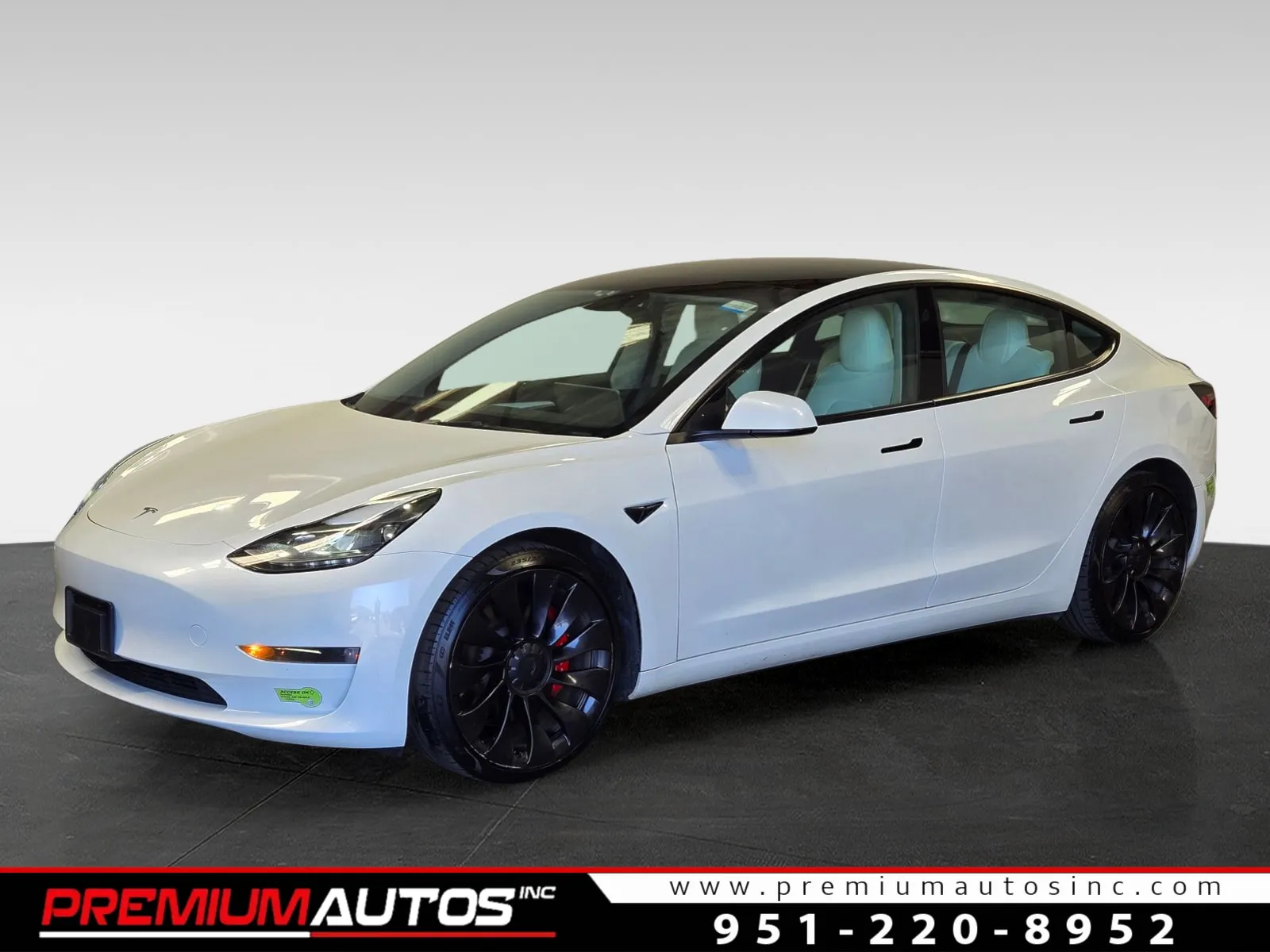 White 2023 Tesla Model 3 Performance for sale in Norco, CA