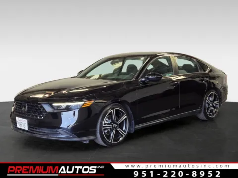 Black 2025 Honda Accord Hybrid Sport for sale in Norco, CA