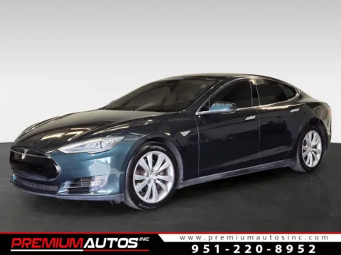 Green 2014 Tesla Model S for sale in Norco, CA