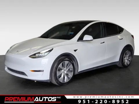 White 2022 Tesla Model Y Long Range for sale in Norco, CA