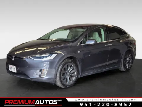Gray 2019 Tesla Model X 100D for sale in Norco, CA