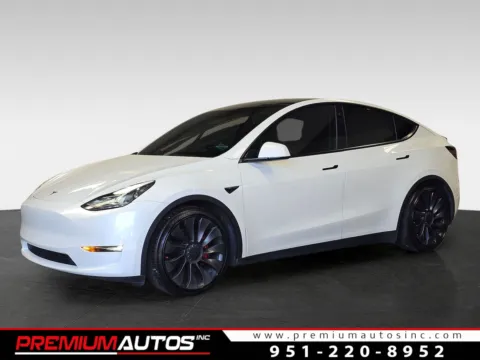 White 2021 Tesla Model Y Performance for sale in Norco, CA