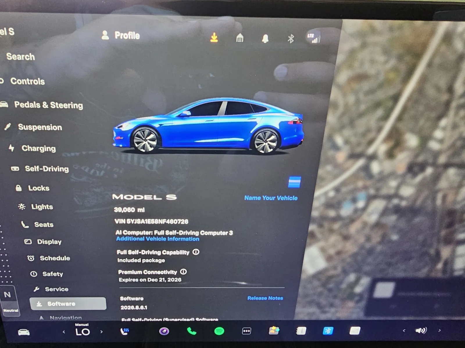 Another view of 2022 Tesla Model S FULL SELF DRIVING for sale in Norco, CA at Premium Autos - Norco