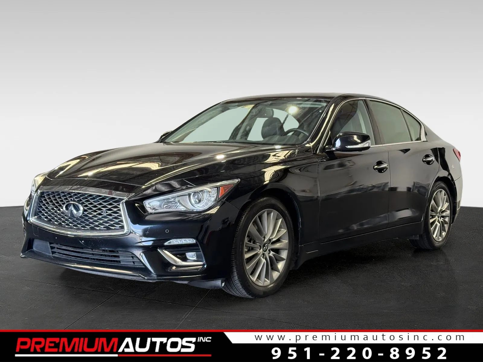 Black 2023 INFINITI Q50 Luxe for sale in Norco, CA