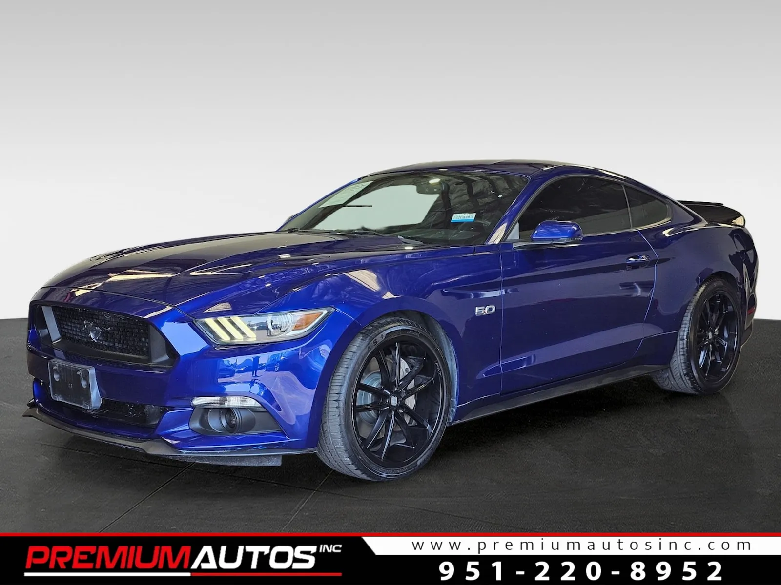 Blue 2015 Ford Mustang GT PREMIUM for sale in Norco, CA