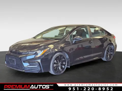 Black 2022 Toyota Corolla SE Nightshade Edition for sale in Norco, CA