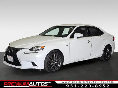 White 2015 Lexus IS 250 for sale in Norco, CA