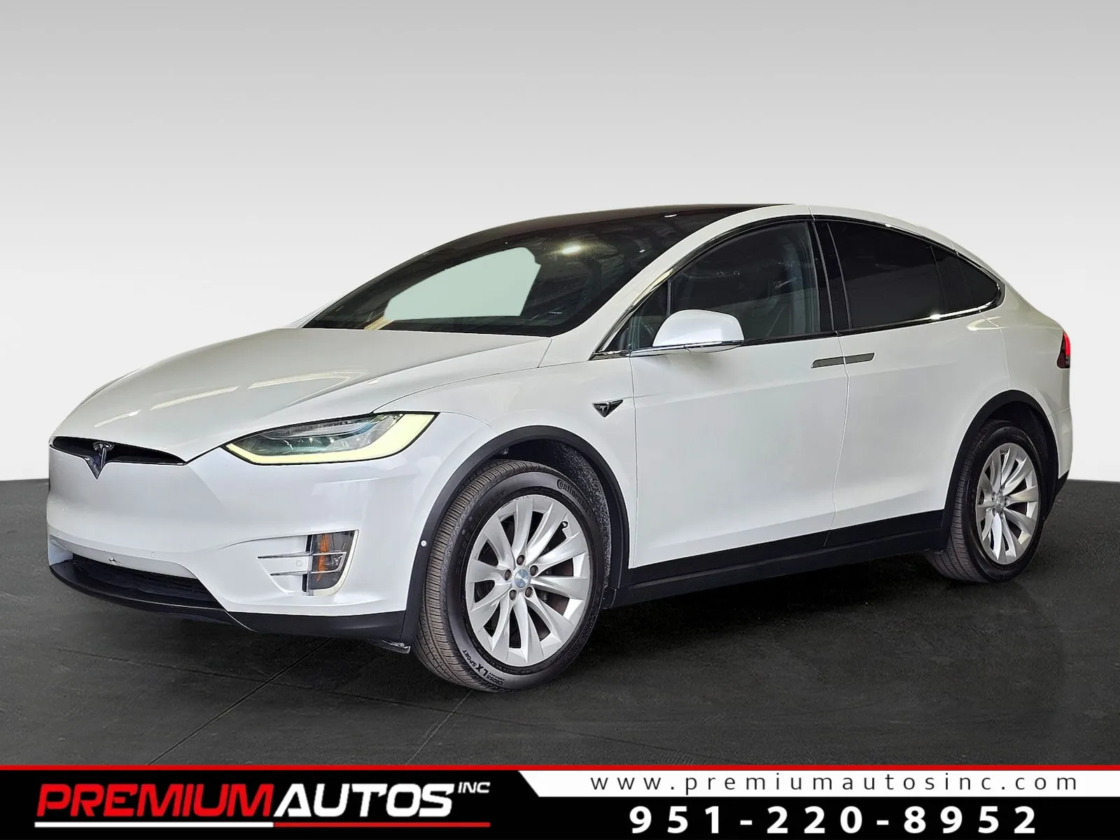 White 2019 Tesla Model X long range for sale in Norco, CA