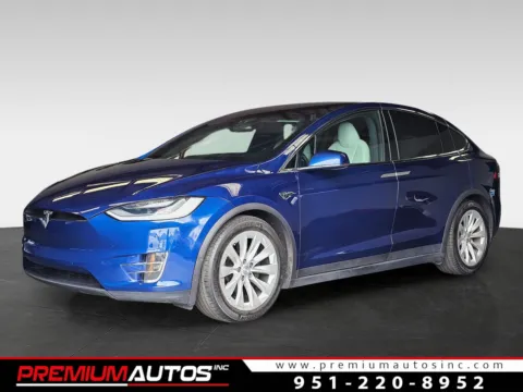 Blue 2020 Tesla Model X for sale in Norco, CA