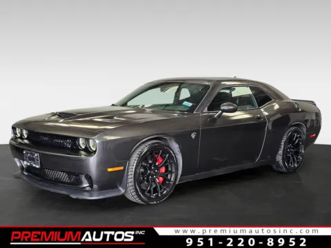 Gray 2016 Dodge Challenger SRT Hellcat for sale in Norco, CA