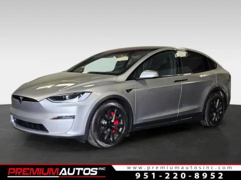 Silver 2025 Tesla Model X Plaid for sale in Norco, CA