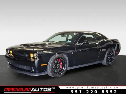 Black 2016 Dodge Challenger SRT Hellcat for sale in Norco, CA