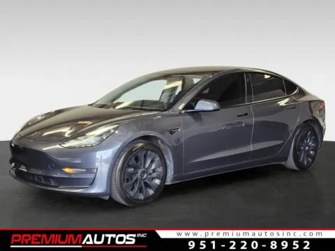 Gray 2022 Tesla Model 3 Long Range for sale in Norco, CA
