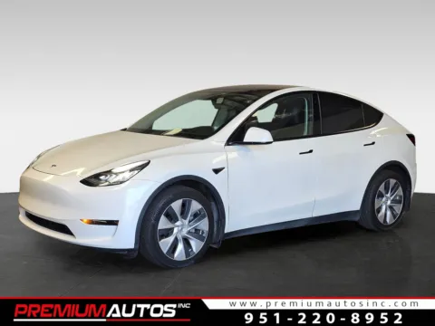 White 2020 Tesla Model Y Long Range for sale in Norco, CA