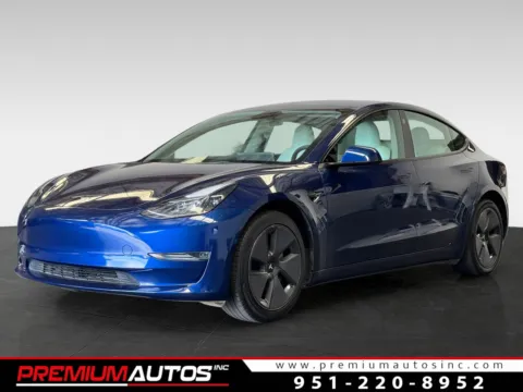 Blue 2023 Tesla Model 3 for sale in Norco, CA