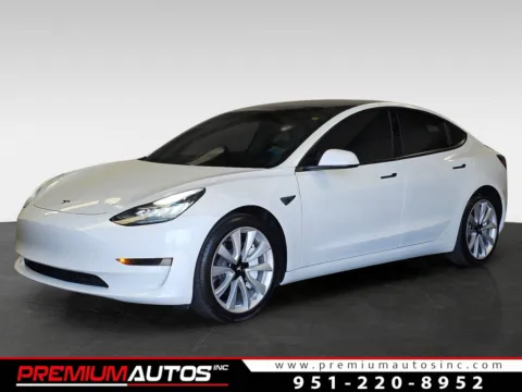 White 2020 Tesla Model 3 for sale in Norco, CA