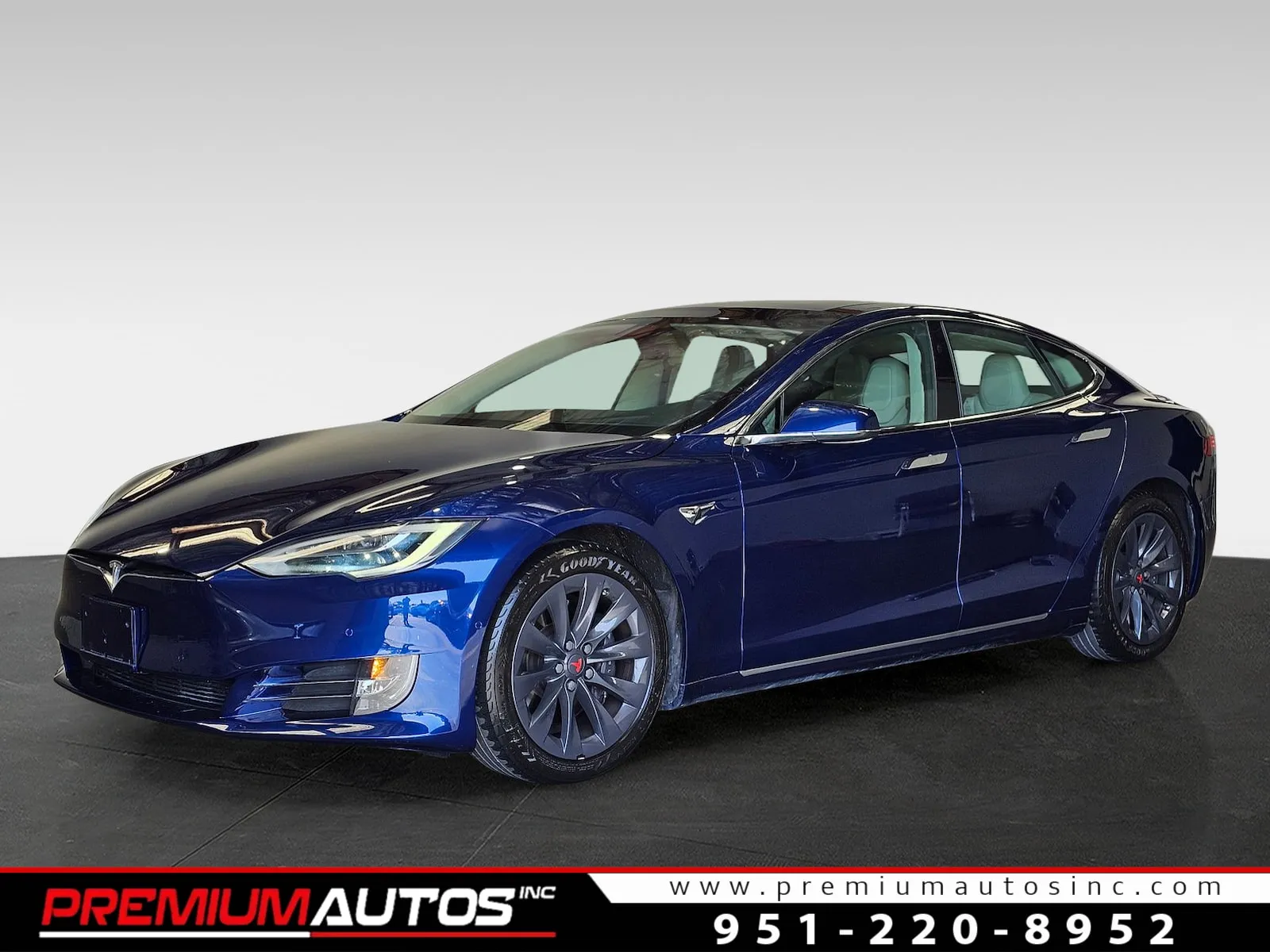 Blue 2018 Tesla Model S 100D for sale in Norco, CA