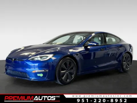 Blue 2023 Tesla Model S Plaid for sale in Norco, CA