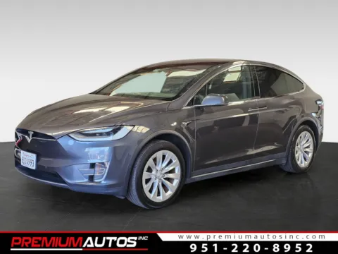 Gray 2021 Tesla Model X Long Range Plus for sale in Norco, CA