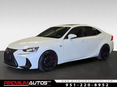 White 2017 Lexus IS 350 for sale in Norco, CA