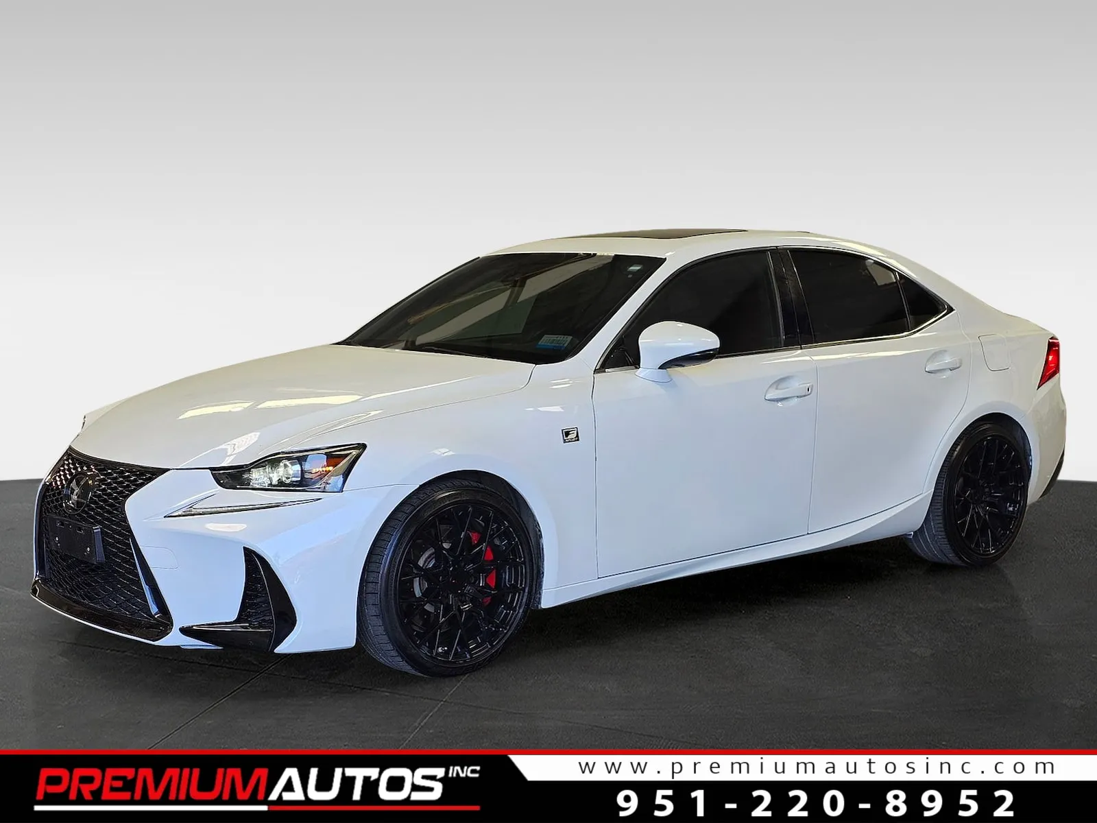 White 2017 Lexus IS 350 for sale in Norco, CA