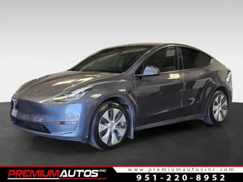 Gray 2022 Tesla Model Y Long Range for sale in Norco, CA