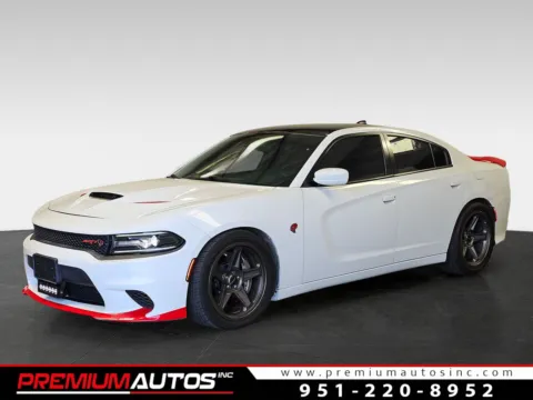 White 2018 Dodge Charger SRT Hellcat for sale in Norco, CA
