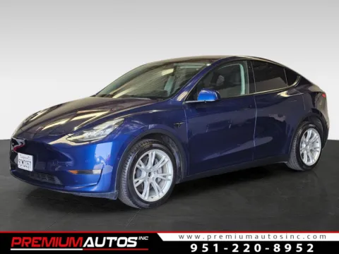 Blue 2022 Tesla Model Y Long Range for sale in Norco, CA