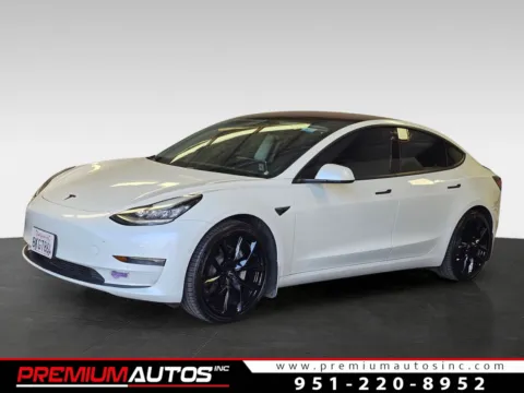 White 2019 Tesla Model 3 for sale in Norco, CA