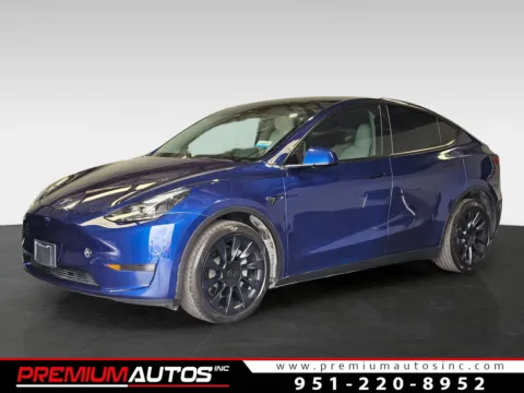 Blue 2023 Tesla Model Y LONG RANGE for sale in Norco, CA