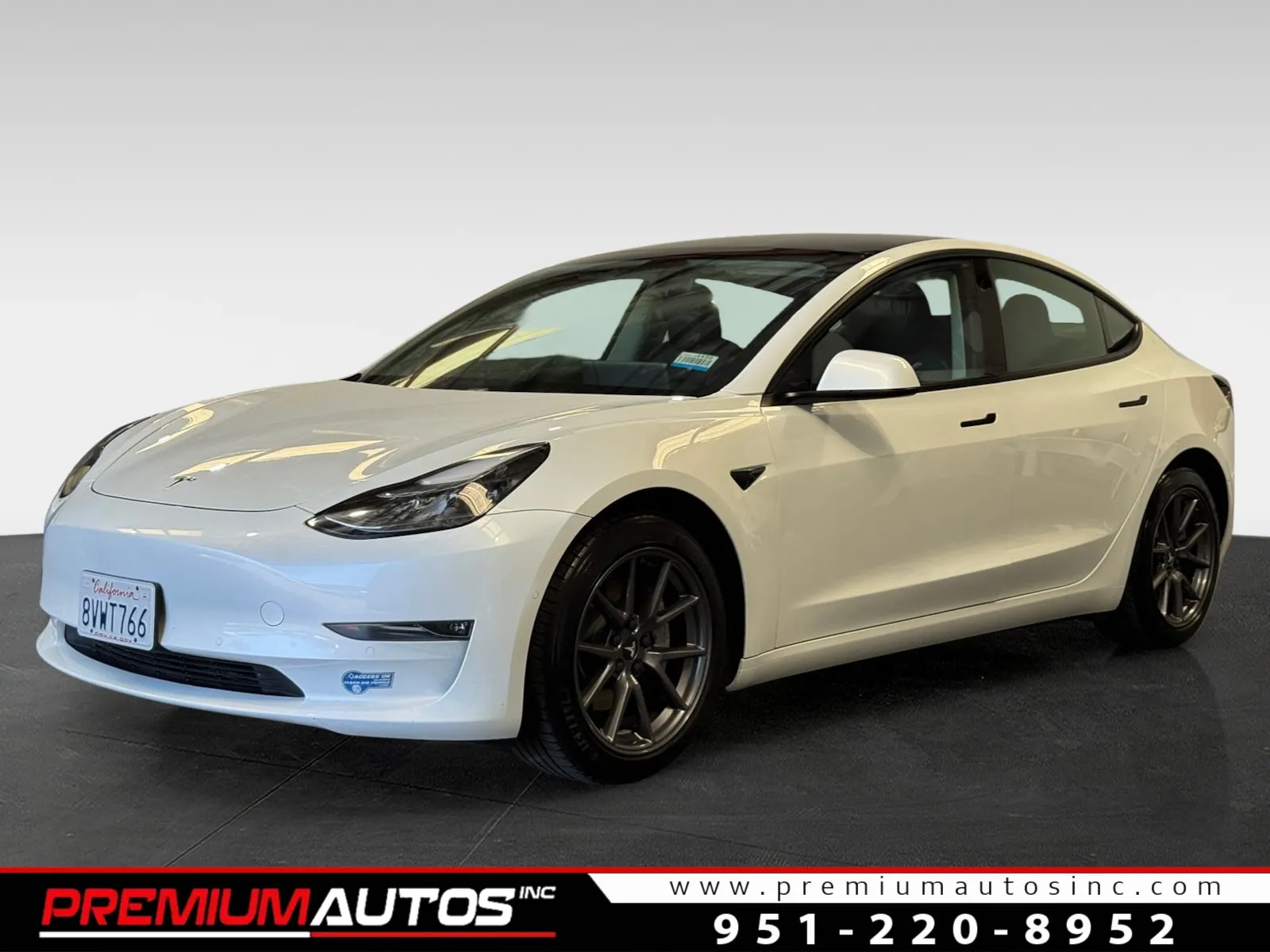 White 2021 Tesla Model 3 Long Range for sale in Norco, CA