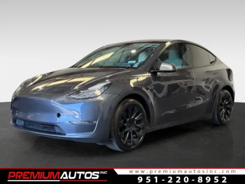 Gray 2021 Tesla Model Y Long Range for sale in Norco, CA