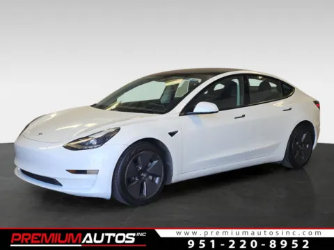 White 2021 Tesla Model 3 Standard Range Plus for sale in Norco, CA