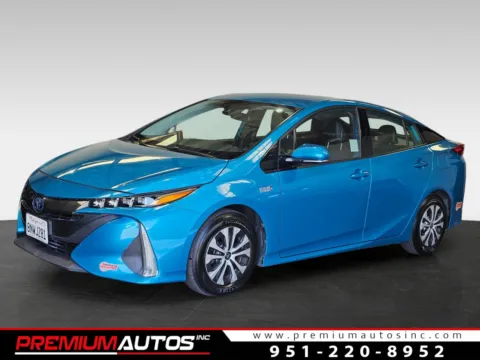 Blue 2020 Toyota Prius Prime XLE for sale in Norco, CA