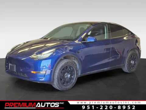 Blue 2022 Tesla Model Y Long Range for sale in Norco, CA