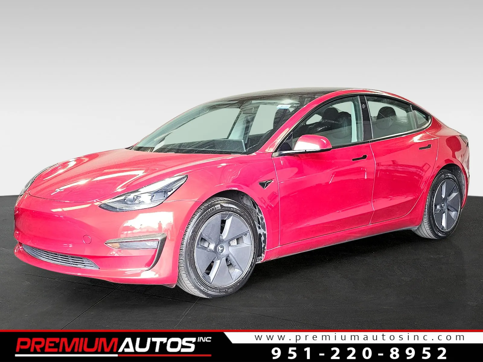 Red 2021 Tesla Model 3 Long Range for sale in Norco, CA