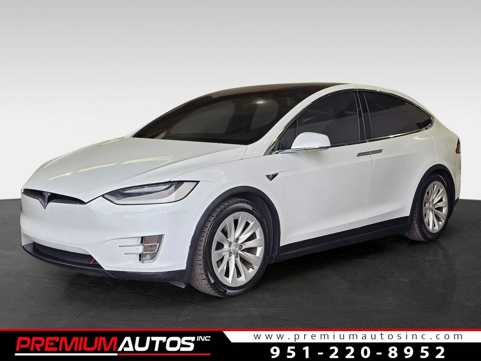 White 2016 Tesla Model X 75d for sale in Norco, CA