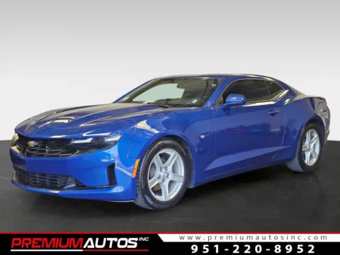 Blue 2022 Chevrolet Camaro LT for sale in Norco, CA