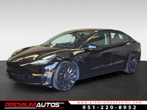 Black 2023 Tesla Model 3 Performance for sale in Norco, CA