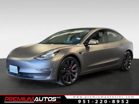 Silver 2020 Tesla Model 3 Performance for sale in Norco, CA