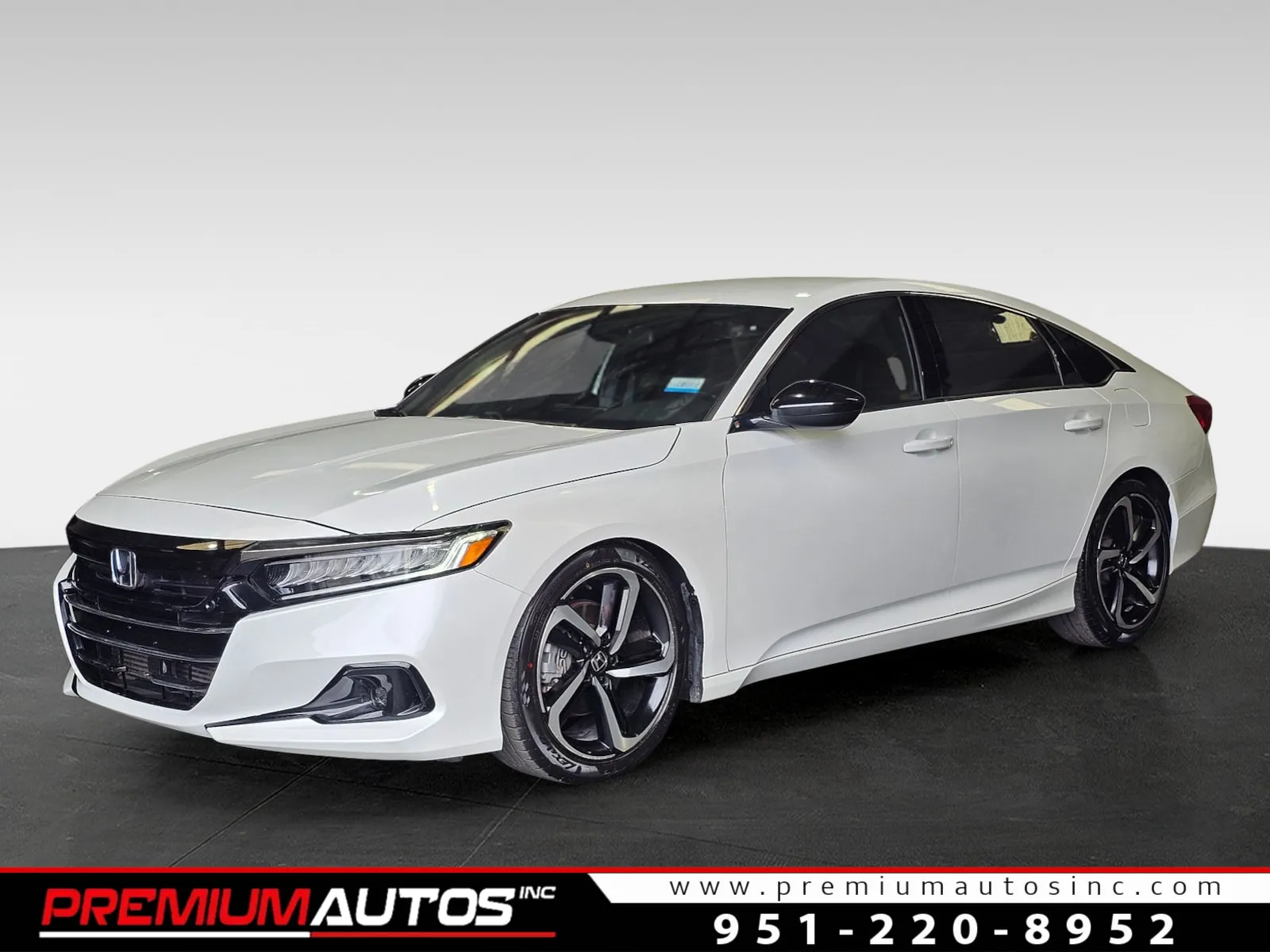 White 2021 Honda Accord Sport for sale in Norco, CA