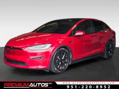 Red 2022 Tesla Model X Plaid for sale in Norco, CA