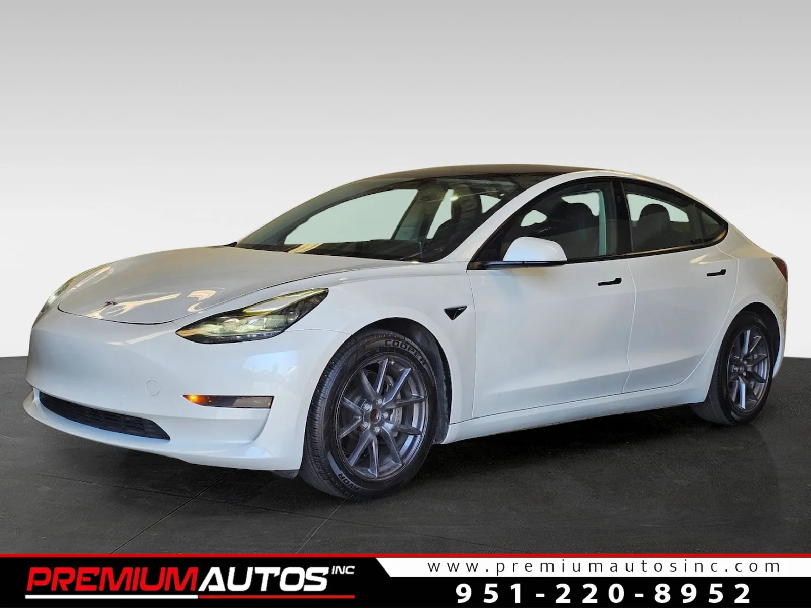White 2021 Tesla Model 3 Standard Range Plus for sale in Norco, CA