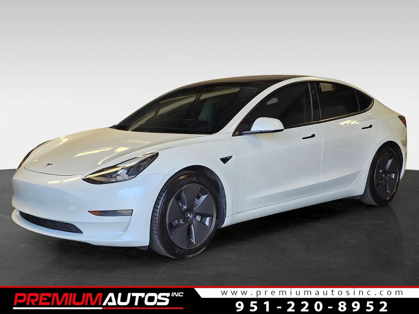 White 2021 Tesla Model 3 Standard Range Plus for sale in Norco, CA