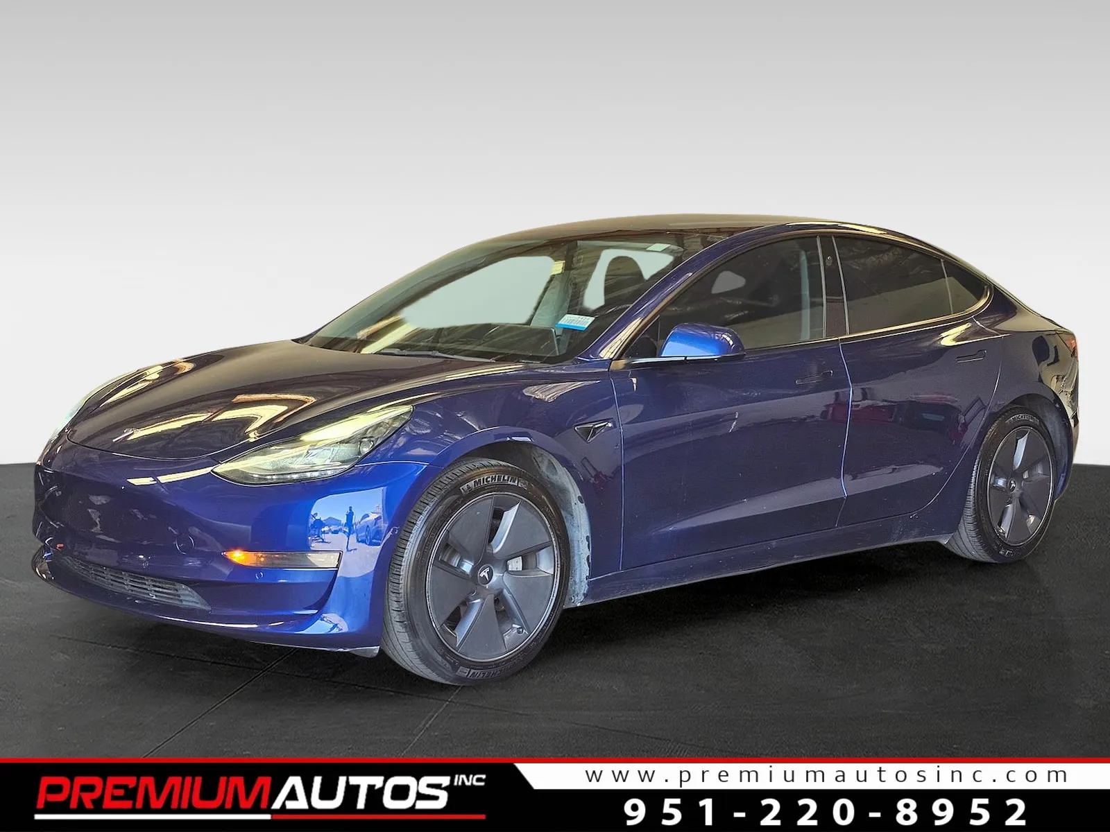 Blue 2022 Tesla Model 3 for sale in Norco, CA