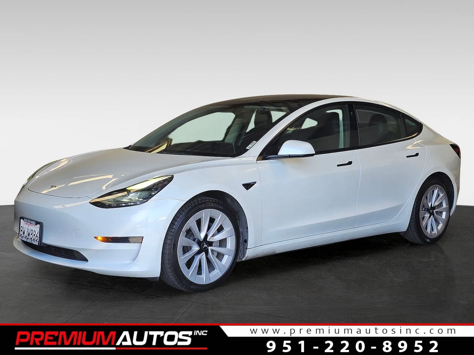White 2022 Tesla Model 3 for sale in Norco, CA
